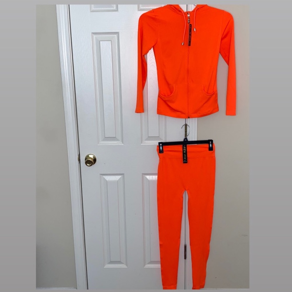 Neon Orange Tracksuit